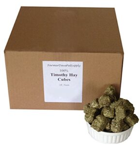 farmerdavepetsupply 15 lb, timothy hay mini cubes for pets