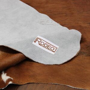 rodeo Cowhide Rug, Dark Brindle: XXL 6x8ft (180cmx240cm)