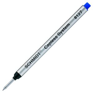 schmidt p8127 short capless rollerball - blue ink