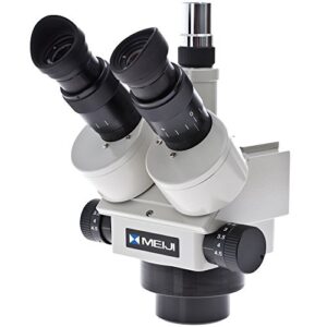 Meiji Techno EMZ5TR-V7 7X-45X Zoom Trinocular Stereo Boom Microscope