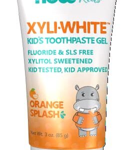 NOW Solutions, Xyliwhite™ Toothpaste Gel for Kids, Orange Splash Flavor, Kid Approved! 3-Ounce, packaging may vary