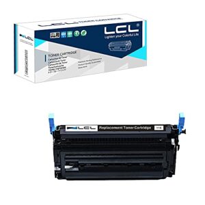 lcl remanufactured toner cartridge replacement for hp 643a q5950a 4700 color (1-pack black)