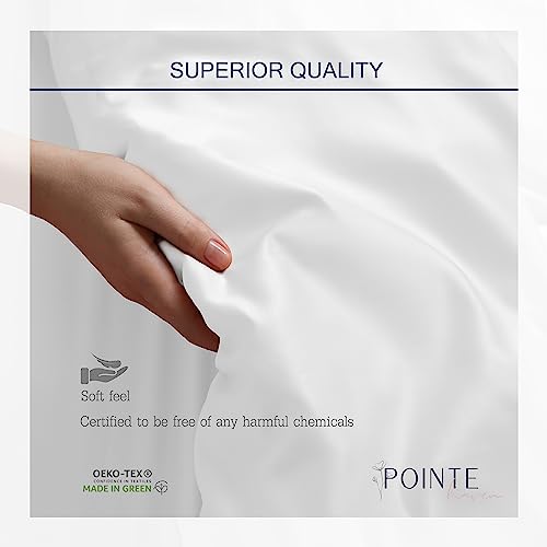 Pointehaven 300 Thread Count Printed Sheet Set, Sage, Queen