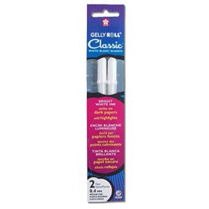 sakura 37493 gelly roll classic pen, white