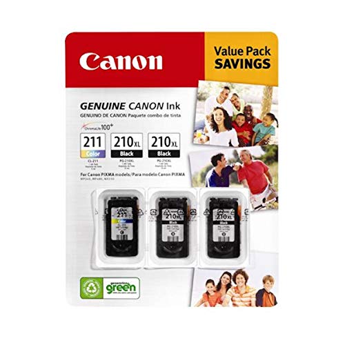 Canon PG-210XL and CL-211 Combo Ink Cartridges