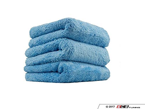 Chemical Guys MIC35003 Happy Ending Edgeless Microfiber Towel, Blue (16 in. x 16 in.) (Pack of 3)