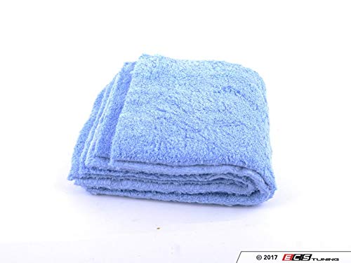 Chemical Guys MIC35003 Happy Ending Edgeless Microfiber Towel, Blue (16 in. x 16 in.) (Pack of 3)