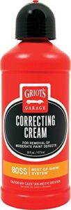 griot's garage b120p boss correcting cream 16oz