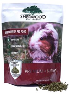 sherwood pet health baby guinea pig food -4.5 lb.