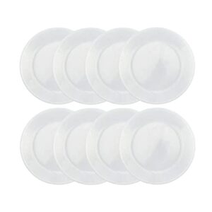 Corelle Livingware Winter Frost White 10.25" Dinner Plate (Set of 8)