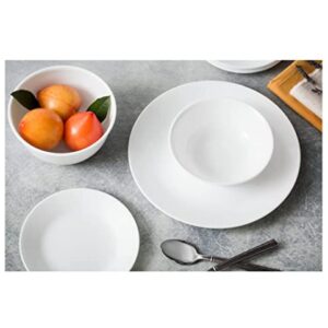 Corelle Livingware Winter Frost White 10.25" Dinner Plate (Set of 8)