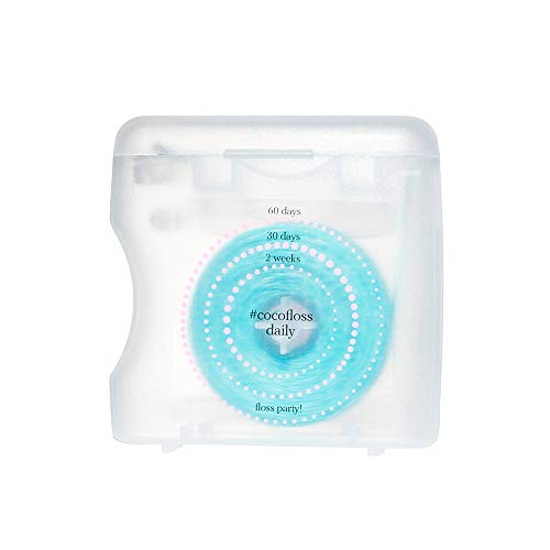 COCOFLOSS Coconut-Oil Infused Woven Dental Floss | Strawberry | Dentist-Designed | Vegan and Cruelty-Free | 6 Month Supply (32 Yds x 3 Units)