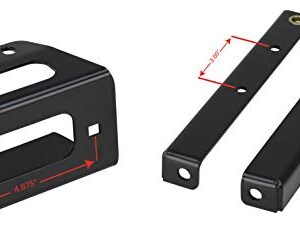 Extreme Max 5600.3169 ATV Winch Mount for Polaris RZR 570/800,Black