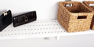 EZ Shelf - Shelf Top ACCESORY ONLY for Closet and Garage Shelves - White