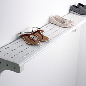 EZ Shelf - Shelf Top ACCESORY ONLY for Closet and Garage Shelves - White