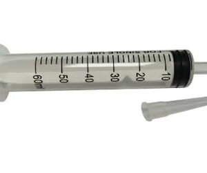Med Chalet EXELint Disposable Syringe, Sterile Single Pack, 50 ml to 60 ml Medical Grade Catheter Tip, J1