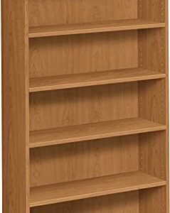 Hon 1876C 1870 Series Bookcase, Six Shelf, 36W X 11 1/2D X 72 5/8H, Harvest