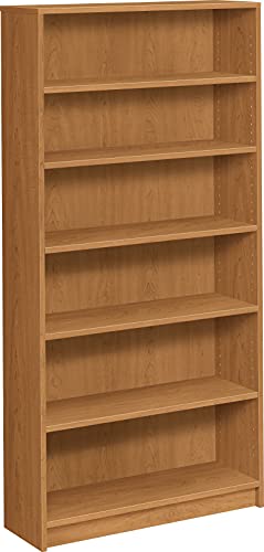 Hon 1876C 1870 Series Bookcase, Six Shelf, 36W X 11 1/2D X 72 5/8H, Harvest
