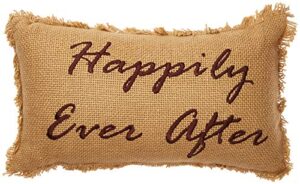 vhc happily ever after pillow in tan