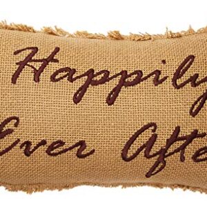 VHC Happily Ever After Pillow in Tan