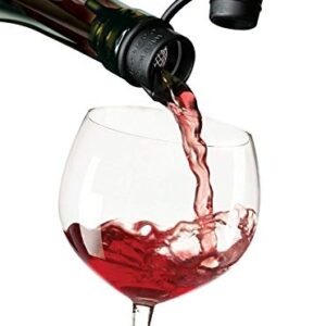 Haley's Corker 5-in-1 Wine Aerator, Stopper, Pourer, Filter, Recorker, 2-Pack Combo (Standard, Screwtop)