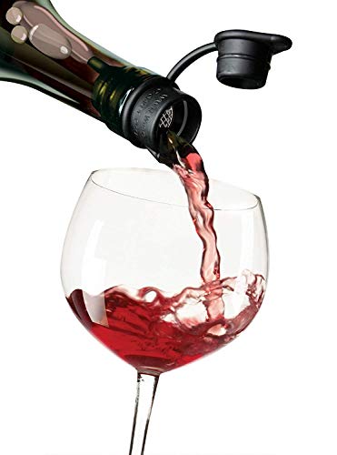 Haley's Corker 5-in-1 Wine Aerator, Stopper, Pourer, Filter, Recorker, 2-Pack Combo (Standard, Screwtop)