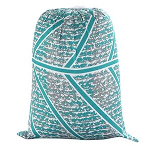 Chic Home Laredo Chevron and Geometric Printed Reversible Comforter Sheet Set, Full, Aqua