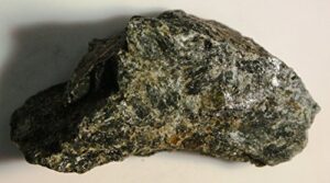 coarse grained gabbro volcanic rock - 2 raw pieces
