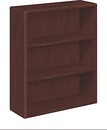 Hon 10753Nn 10700 Series Wood Bookcase, Three Shelf, 36W X 13 1/8D X 43 3/8H, Mahogany