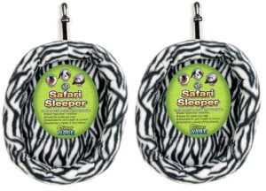 (2 pack) ware manufacturing fuzz-e-bed safari sleepers, large, colors may vary