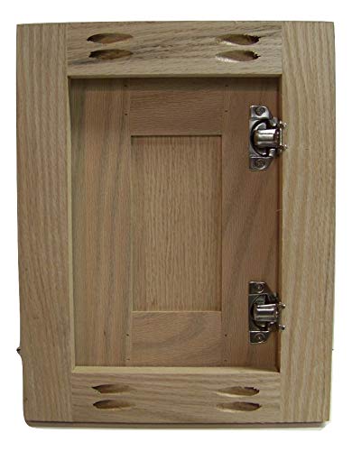 12x12 Laundry Clothes Chute Door - Oak Framed Shaker Unfinished Spring Loaded by Fast-Shipped-Filters