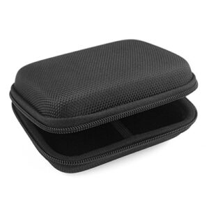 geekria shield case compatible with bose, hifiman, phaiser, shure headset, replacement protective hard shell travel carrying bag with cable storage (black)