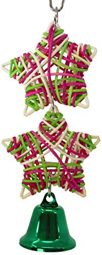 Bonka Bird Toys 960 Christmas Star Parrot cage Toys Parakeet Cockatiel Xmas Conure