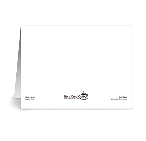 Note Card Cafe All Occasion Greeting Card Set with Envelopes | 36 Pack | Welcome Home Anniversary Design | Blank Inside, Glossy Finish | For Greeting Cards, Housewarming, New Home, Thank You, Realtor