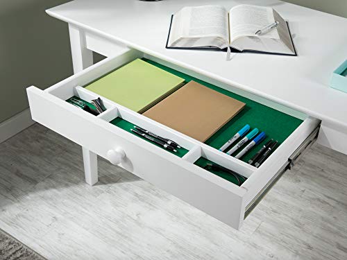 Atlantic Furniture AH12102 Shaker Desk with Drawer, White,H-79282