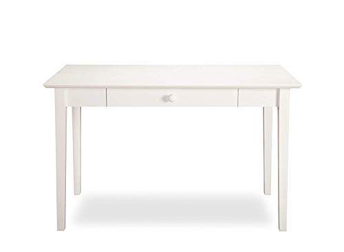 Atlantic Furniture AH12102 Shaker Desk with Drawer, White,H-79282