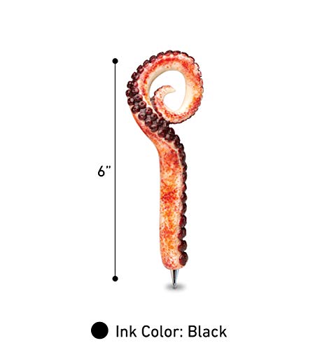 Planet Pens Octopus Tentacle Novelty Pen - Fun and Unique Kids and Adults Ballpoint Pen, Colorful Sea Life Writing Pen Instrument For School & Office Desk