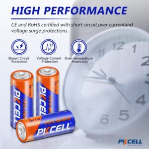 PKCELL 5 Counts 1.5V LR1/MN9100/E90/N Size Alkaline Batteries, Leak-Proof Batteries, High Performance and Powerful Batteries, Suitable for All Kinds of Electronic Equipment