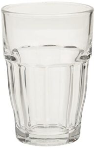bormioli rocco 21.75 oz. rock bar stackable super cooler glass, set of 6