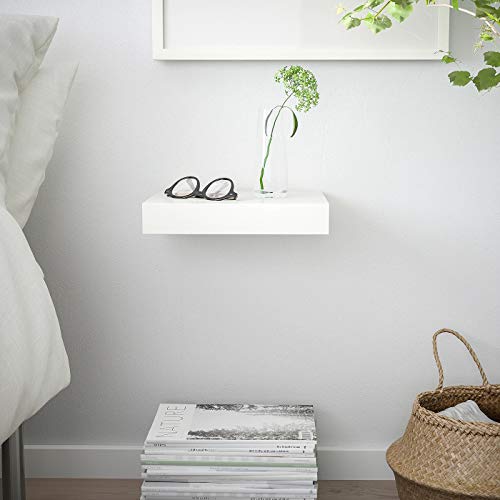 Ikea Floating Wall Shelf, White (2, White)