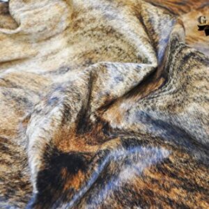 Brown Brindle Gaucho Cowhides - Natural Cowhide