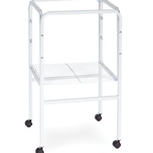 Prevue Pet Products SP445W Bird Cage Stand with Shelf, White