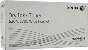 genuine xerox 6r1238 black toner cartridge - for xerox 6204/6604/106r02244 (006r01238)