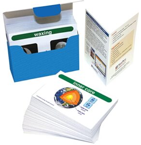 newpath learning - 44-6018 earth science vocabulary builder flash card set, middle school medium