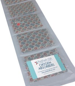 packfreshusa: 30 pack - 2000cc oxygen absorber packs - individually sealed - food grade - non-toxic - food preservation - long-term food storage guide included