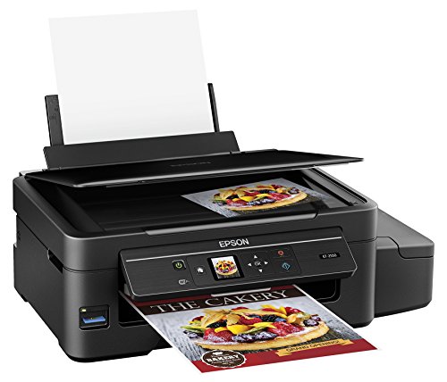 Epson Expression ET-2550 EcoTank Wireless Color All-in-One Supertank Printer with Wi-Fi, Wi-Fi Direct, Tablet and Smartphone Printing, Easily Refillable Ink Tanks