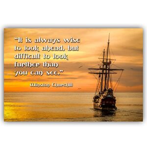 QUOTES postcard set of 20. Post card variety pack with famous quote postcards. Made in USA.