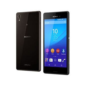 sony xperia m4 aqua e2363 dual sim 5.0-inch factory unlocked smartphone (black) - international stock no warranty