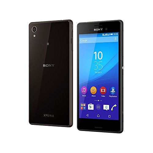 Sony Xperia M4 Aqua E2363 Dual SIM 5.0-Inch Factory Unlocked Smartphone (Black) - International Stock No Warranty