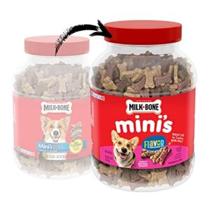 Milk-Bone Flavor Snacks Dog Biscuits, Mini Crunchy Dog Treats, 36 Ounce